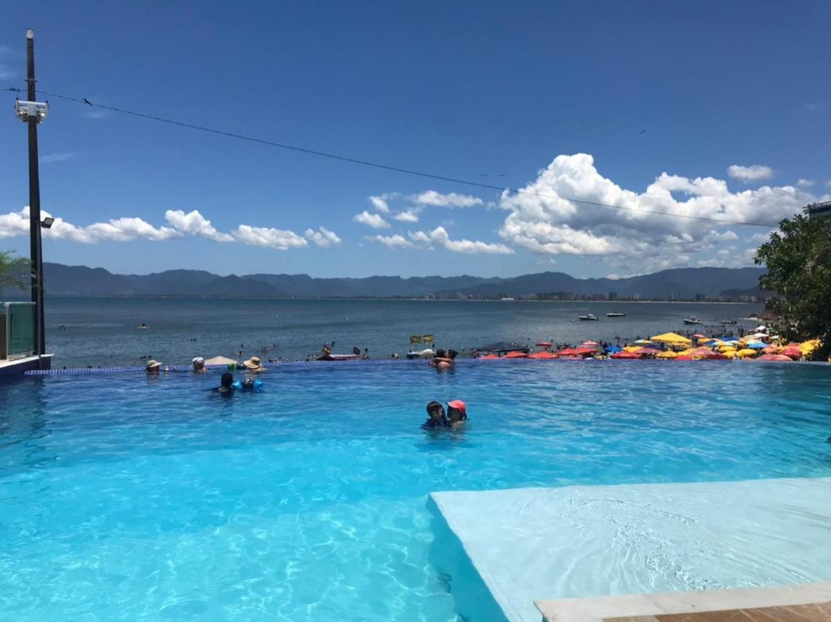 Apartamento Pe Na Areia Frente Para O Mar E Piscina Na Prainha Caraguatatuba Eksteriør bilde