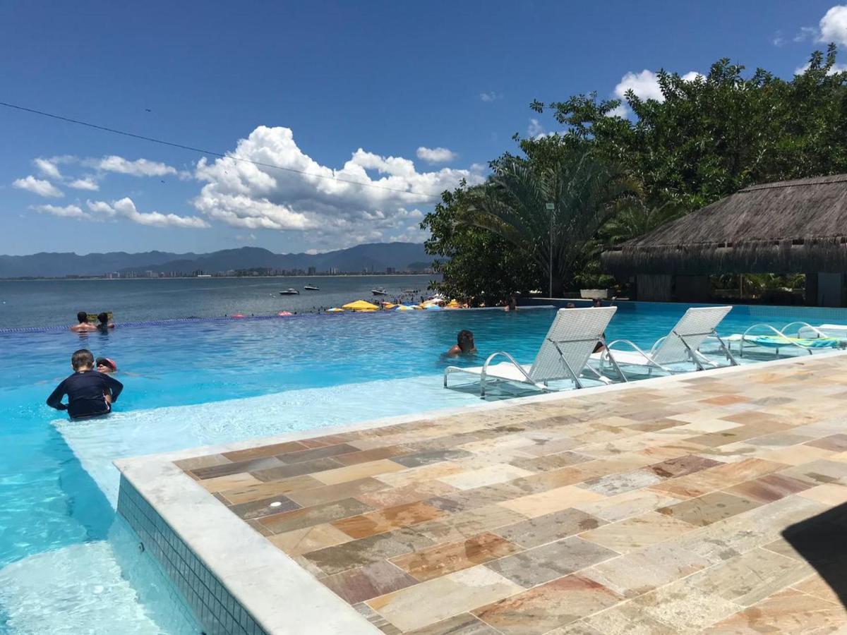 Apartamento Pe Na Areia Frente Para O Mar E Piscina Na Prainha Caraguatatuba Eksteriør bilde