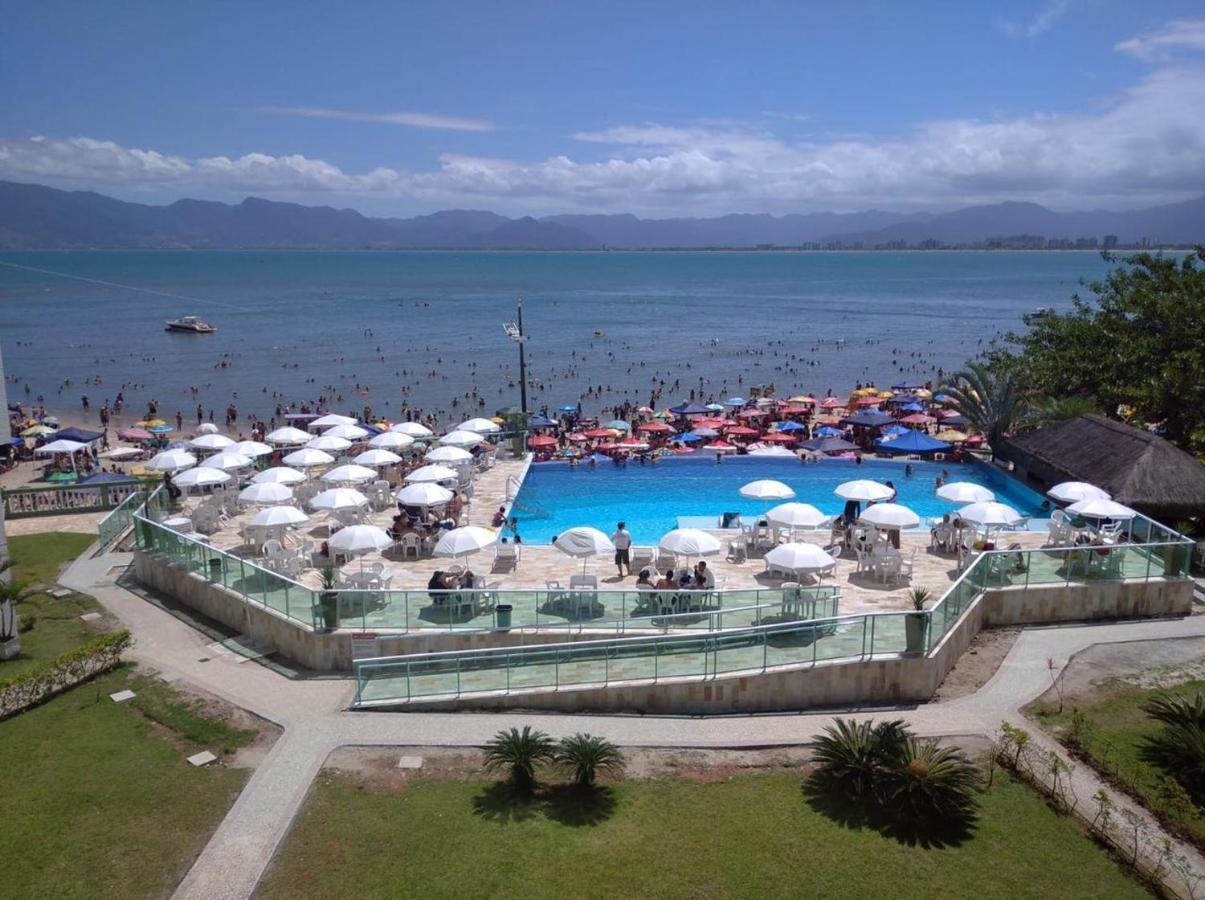 Apartamento Pe Na Areia Frente Para O Mar E Piscina Na Prainha Caraguatatuba Eksteriør bilde