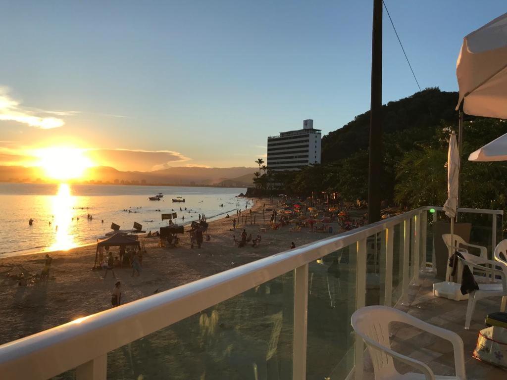 Apartamento Pe Na Areia Frente Para O Mar E Piscina Na Prainha Caraguatatuba Eksteriør bilde